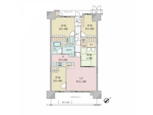 【兵庫県/神戸市西区井吹台北町】ハピアス西神南 間取り図