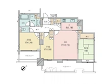 【神奈川県/横浜市泉区緑園】サン・ステージ緑園都市東の街参番館 間取り図