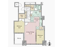 【東京都/港区港南】ワールドシティタワーズキャピタルタワー（C2） 間取り図