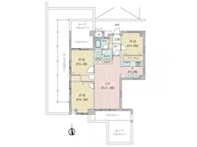 【兵庫県/伊丹市東野】パレ伊丹北 間取り図