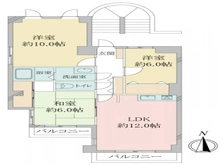 【兵庫県/伊丹市野間】サンプリンス伊丹A棟 間取り図