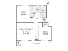 【千葉県/船橋市習志野台】東建北習志野マンションB棟 間取り図