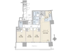 【東京都/豊島区南池袋】ブリリアタワー池袋 間取り図