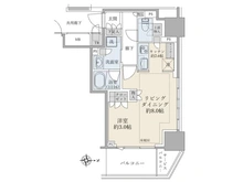 【東京都/豊島区池袋】ブリリアタワー池袋ウエスト 間取り図