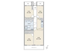 【東京都/町田市忠生】町田ビューハイツ 間取り図