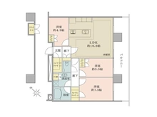 【神奈川県/横浜市西区みなとみらい】ブリリアグランデみなとみらいパークフロントタワー 間取り図