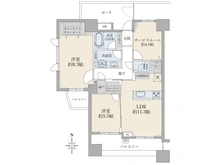 【東京都/渋谷区初台】リビオ初台アリアフォート 間取り図
