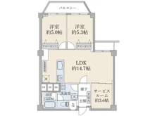 【東京都/大田区石川町】東急ドエル・アルス石川台 間取り図