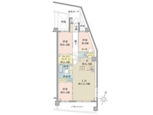 【神奈川県/川崎市多摩区生田】クレストフォルム生田グランヒルズ 間取り図
