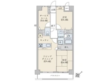 【神奈川県/川崎市宮前区梶ケ谷】ライオンズヒルズ宮崎台 間取り図