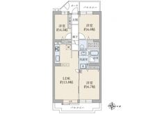【東京都/小平市天神町】東建ニューハイツ花小金井 間取り図