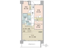 【東京都/世田谷区弦巻】ブリリア弦巻 間取り図