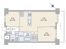 【東京都/練馬区練馬】ニューハイツ練馬 間取り図