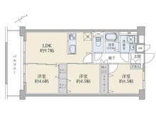 【東京都/練馬区貫井】東建中村橋マンション 間取り図