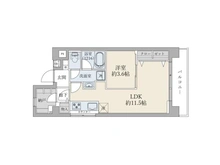 【東京都/世田谷区松原】中銀明大前マンシオン 間取り図