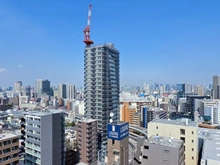 【東京都/品川区平塚】ライオンズタワー五反田 パノラマ撮影。東京タワーは現地より肉眼でみるとかなり大きく見えます。