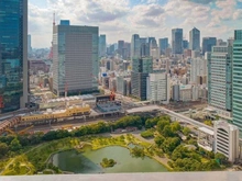 【東京都/港区海岸】ブリリアタワー浜離宮 眺望：スカイテラスから