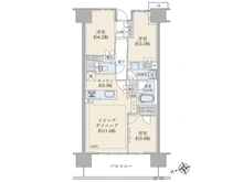 【東京都/豊島区高田】ブリリアシティ西早稲田 間取り図