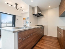 【東京都/豊島区高田】ブリリアシティ西早稲田 オプション豊富なキッチンです。