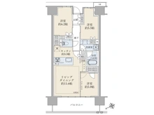 【東京都/豊島区高田】ブリリアシティ西早稲田 間取り図