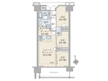 【東京都/豊島区高田】ブリリアシティ西早稲田 間取り図