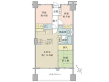 【大阪府/大阪市此花区島屋】サーパス此花ネオスタイル 間取り図