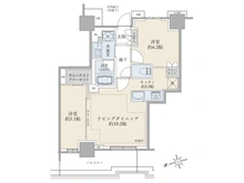 【東京都/多摩市関戸】ブリリアタワー聖蹟桜ヶ丘ブルーミングレジデンス 間取り図