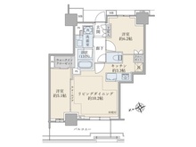 【東京都/多摩市関戸】ブリリアタワー聖蹟桜ヶ丘ブルーミングレジデンス 間取り図