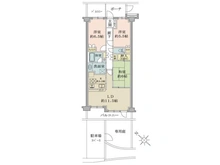 【神奈川県/横浜市港南区上永谷】エステ・ヴィラ横浜上永谷 間取り図
