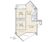 【神奈川県/横浜市青葉区桜台】桜台ビレジ4B棟 間取り図