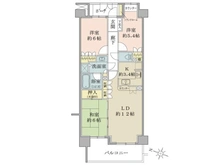 【東京都/文京区大塚】アールヴェール文京大塚公園 間取り図