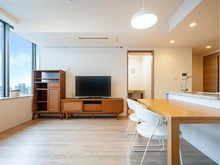 【東京都/品川区上大崎】ブリリアタワーズ目黒ノースレジデンス 【リビングダイニング】床暖房・天井カセット式エアコン付で美観を損なうことなく快適なお部屋に。