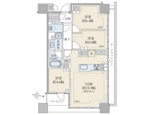 【東京都/品川区上大崎】ブリリアタワーズ目黒ノースレジデンス 間取り図