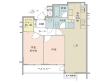 【東京都/板橋区桜川】クアトロウーノ城北中央公園 間取り図