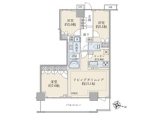 【神奈川県/川崎市中原区中丸子】THE　KOSUGI　TOWER 間取り図