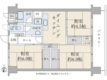 【東京都/江戸川区中葛西】葛西住宅 間取り図
