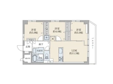 【東京都/世田谷区世田谷】上町マンション 間取り図