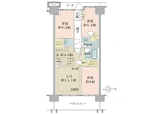 【東京都/江東区辰巳】ブリリア辰巳キャナルテラス 間取り図