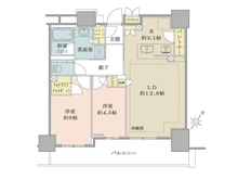 【東京都/江東区有明】ブリリアタワー有明ミッドクロス 間取り図