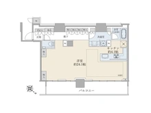【東京都/江東区有明】ブリリアタワー有明ミッドクロス 間取り図