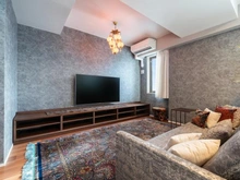 【東京都/江東区有明】ブリリアタワー有明ミッドクロス 約１７．７帖のリビング