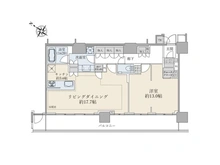【東京都/江東区有明】ブリリアタワー有明ミッドクロス 間取り図