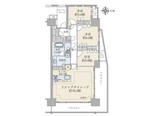 【東京都/江東区辰巳】ブリリア辰巳キャナルテラス 間取り図