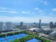 【東京都/江東区有明】ブリリア有明スカイタワー バルコニーからは東京湾や東京ゲートブリッジを望みます（天候による）