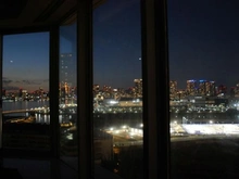【東京都/江東区有明】ブリリア有明スカイタワー 眺望３　夜間は都心の煌びやかな夜景を望むことができます