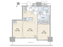 【東京都/江東区有明】ブリリアタワー有明ミッドクロス 間取り図
