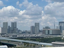 【東京都/江東区有明】ブリリアマーレ有明タワー＆ガーデン バルコニーからは東京スカイツリーや、豊洲方面を望みます（天候による）