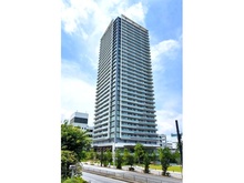 【東京都/江東区有明】ブリリアタワー有明ミッドクロス 外観：３２階建て地下１階／総戸数３００戸／２０２１年６月築