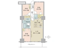 【東京都/品川区東品川】プライムパークス品川シーサイドザ・タワー 間取り図