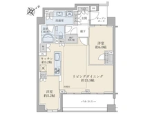 【東京都/品川区南品川】ブリリア大井仙台坂 間取り図